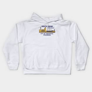 1940s South Bend Indiana Kids Hoodie